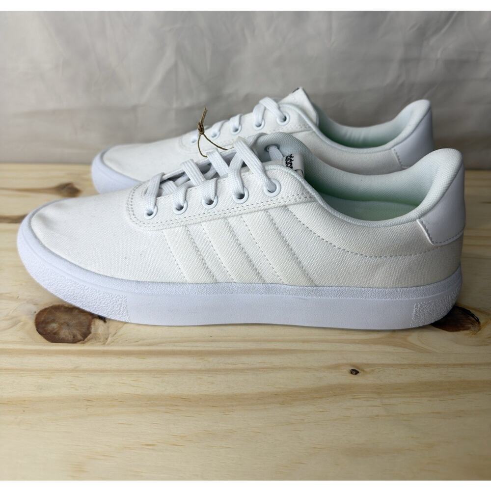 New Adidas Mens Vulc Raid3r GY5495 White Casual Shoes Sneakers Size US 8.5 EU 42 - Picture 2 of 11